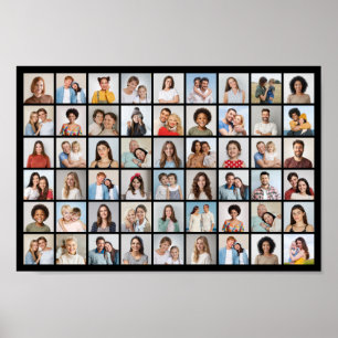 Créez votre propre 54 photo Collage Poster