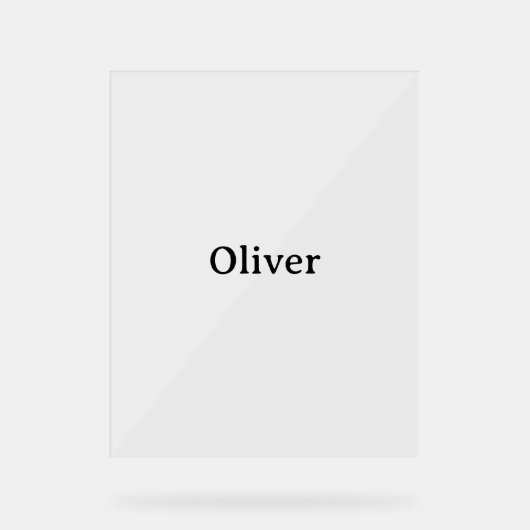 Créez votre propre 8" x 10" simple et professionne (Recto)