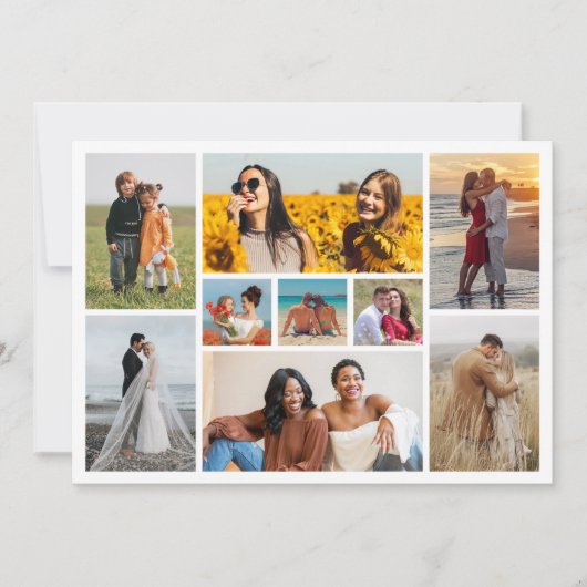 Créez votre propre 9 photo Collage de cartes de vo (Devant)