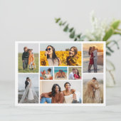 Créez votre propre 9 photo Collage de cartes de vo (Debout devant)