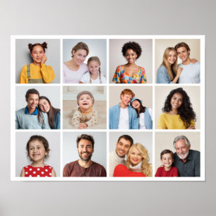 Créez votre propre affiche de 12 photos