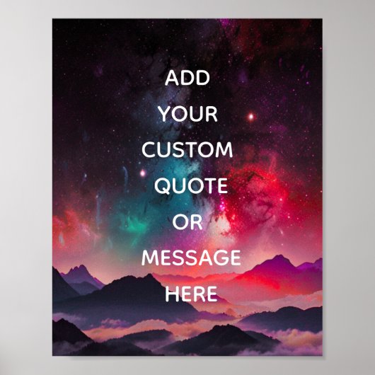 Créez Votre Propre Affiche de Citation (Devant)