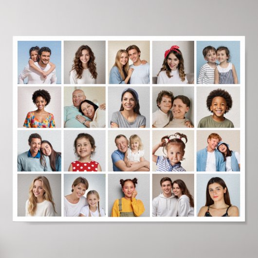 Créez Votre Propre Affiche de Collage Photo 20 (Devant)