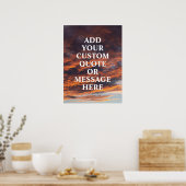 Créez votre propre affiche de devis de motivation (Cuisine)