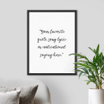 Créez votre propre affiche de devis personnalisé d<br><div class="desc">Créez votre propre devis d'illustration murale personnalisée. Caractéristiques minimaliste et élégante typographie de script.</div>