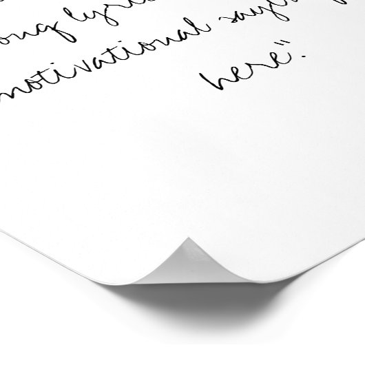 Créez votre propre affiche manuscrite de devis de  (Coin)