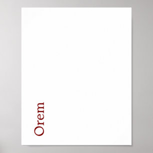 Créez Votre Propre Affiche Mat