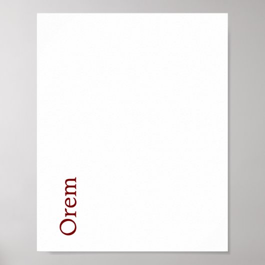 Créez Votre Propre Affiche Mat (Devant)