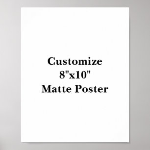 Créez Votre Propre Affiche Mat