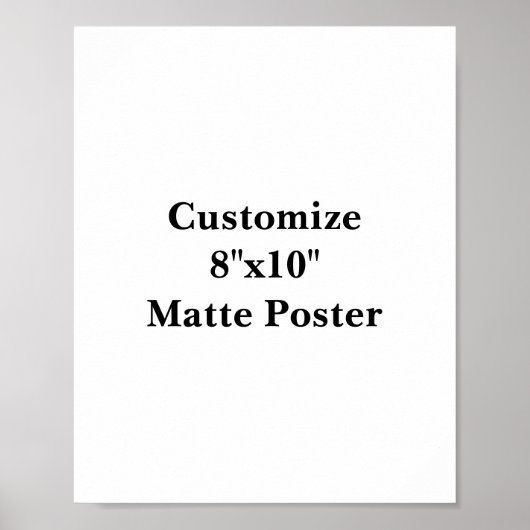 Créez Votre Propre Affiche Mat (Devant)