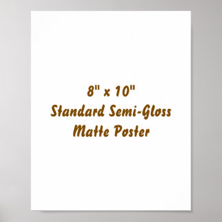 Créez Votre Propre Affiche Mat 20 x 25 cm