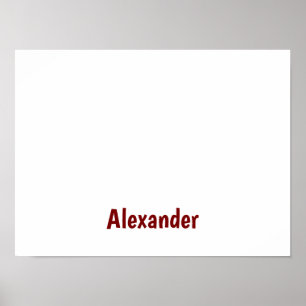Créez Votre Propre Affiche Papier Mat Mat