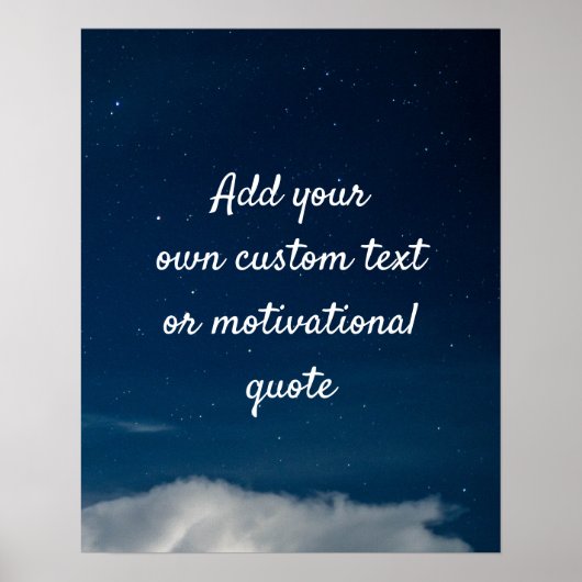 Créez votre propre affiche personnalisée - Ciel no (Devant)