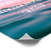 Créez votre propre affiche personnalisée - Sunset (Coin)