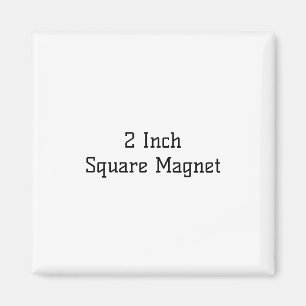 Créez Votre Propre Aimant Carré de 2''