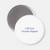 Créez votre propre aimant circulaire 2¼ (Recto/Verso)