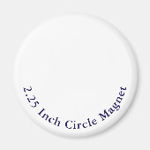 Créez votre propre aimant de cercle de 2,25" (Devant)