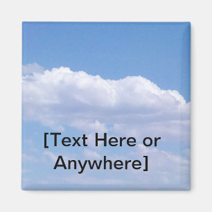 Créez votre propre aimant de ciel bleu