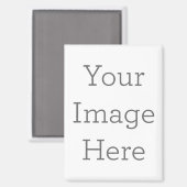 Magnet 6,35 cm x 8,89 cm Magnet Rectangulaire (Recto/Verso)