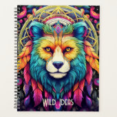 Créez votre propre animal de totem Boho Wolf Color (Devant)