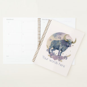 Créez votre propre Aquarelle violette Taurus Zodia