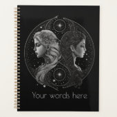 Créez votre propre astrologie mystique Gemini Zodi (Devant)