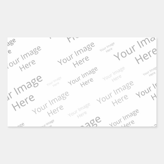 Créez votre propre autocollant Rectangle brillant  (Devant)