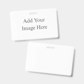 Créez votre propre badge blanc (Avant & arrière)