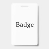 Créez votre propre badge de conception simple pers (Avant)
