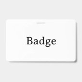 Créez Votre Propre Badge De Conception Simple Pers (Avant)