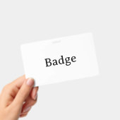 Créez Votre Propre Badge De Conception Simple Pers (Manuel / portable)