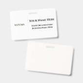 Créez votre propre badge de nom (Avant & arrière)