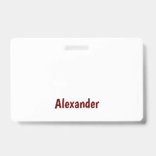 Créez votre propre badge en PVC en plastique de pa