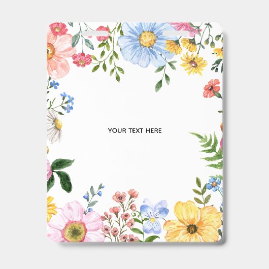 Créez votre propre badge floral (Avant)