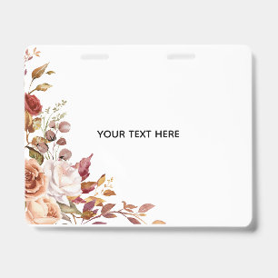Créez Votre Propre Badge Floral