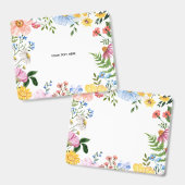 Créez votre propre badge floral (Avant & arrière)