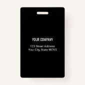 Créez votre propre badge photo et texte (Dos)