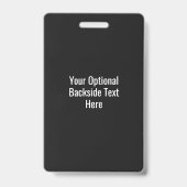 Créez votre propre badge photo et texte (Back)