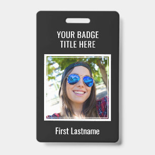 Créez votre propre badge photo et texte