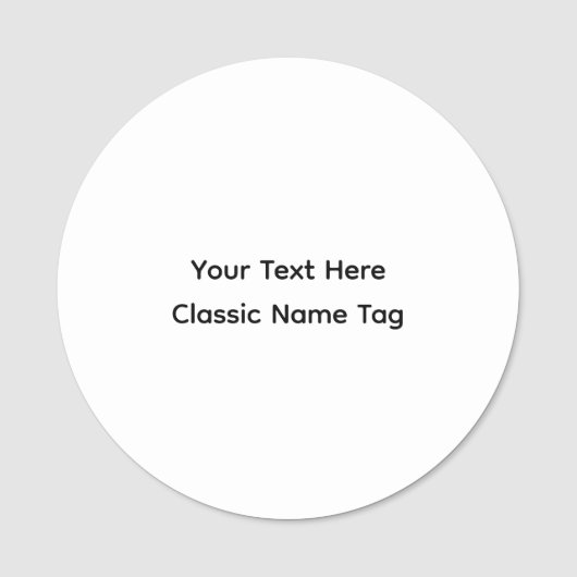 Créez votre propre badge rond simple de 3" (Devant)