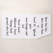 Créez votre propre bain/plage Customisé personnali (Serviette de bain)