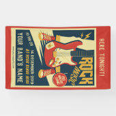Créez votre propre bannière de musique Retro Rock (Horizontal)