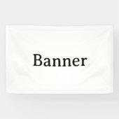 Créez votre propre bannière intérieure de 2,5' x 4 (Horizontal)