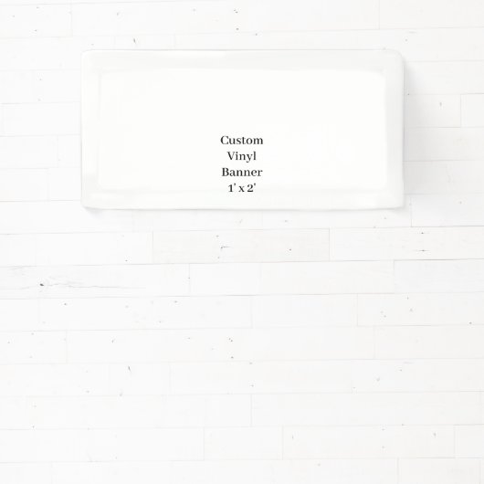 Créez votre propre bannière vinyle simple de 1' x (Insitu)