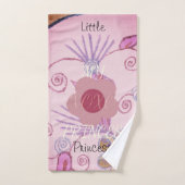 Créez votre propre bébé rose de luxe petite prince (Serviette à main)