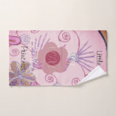 Créez votre propre bébé rose de luxe petite prince (Serviette à main)