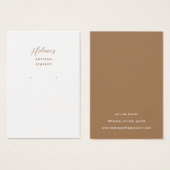 Créez votre propre Bijoux Eroing Cartes d'affichag (Devant & derrière)