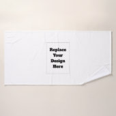 Créez votre propre blanc  (Serviette de bain)