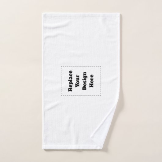 Créez Votre Propre blanc (Serviette à main)