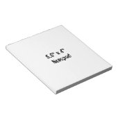 Créez votre propre bloc-notes 5,5" x 6" (Incliné)